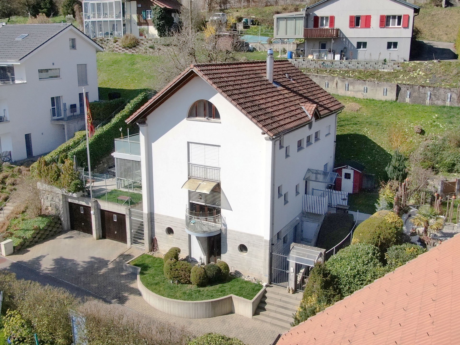 Hangweg, Toffen, Aussenansicht