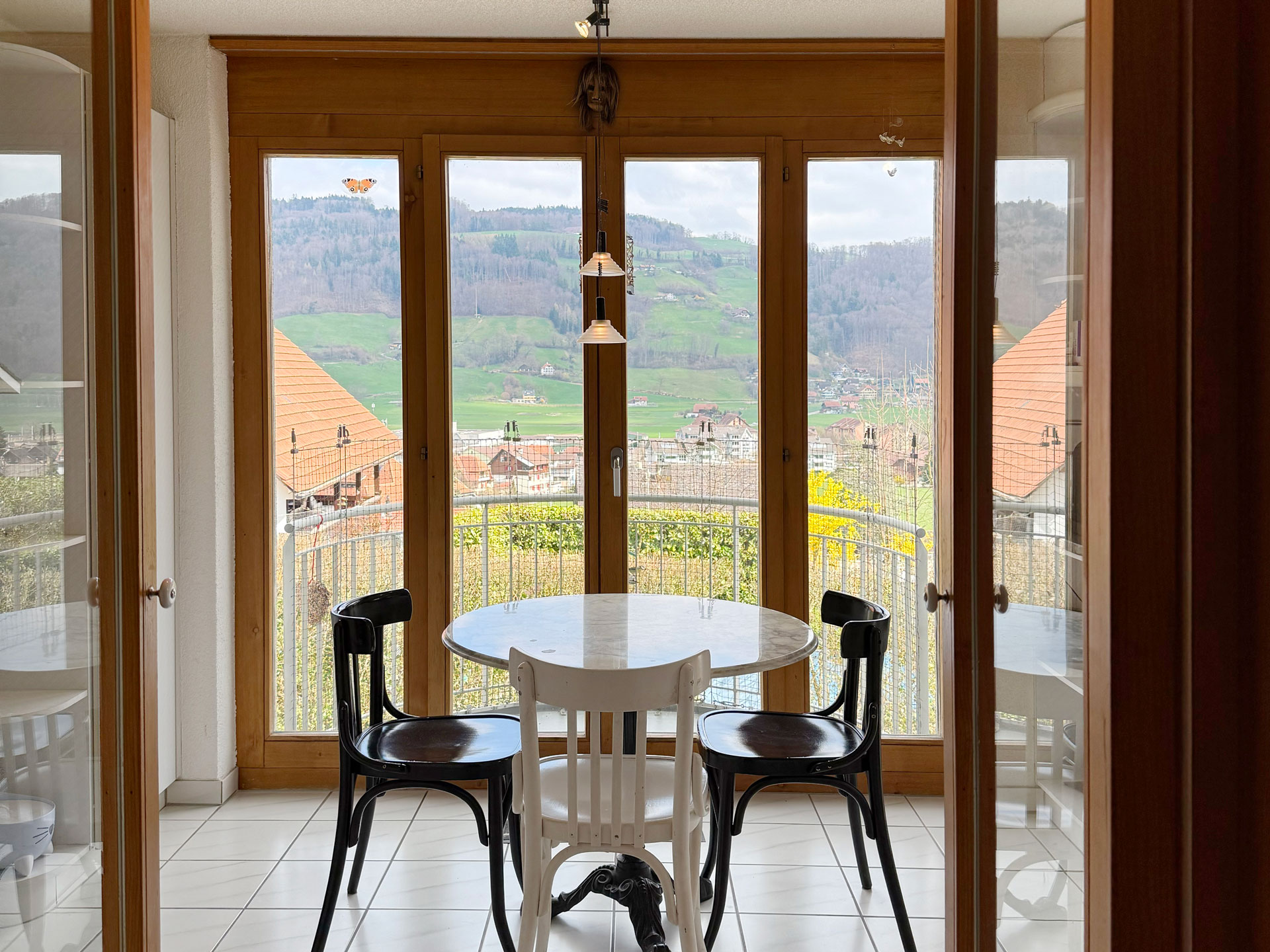 Hangweg 20, Toffen, Aussicht Küchenfenster
